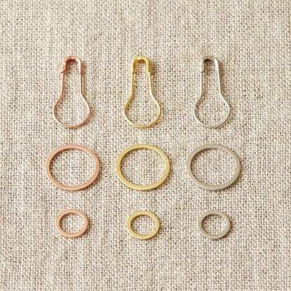 Marqueurs de mailles "Precious Metal" de Cocoknits