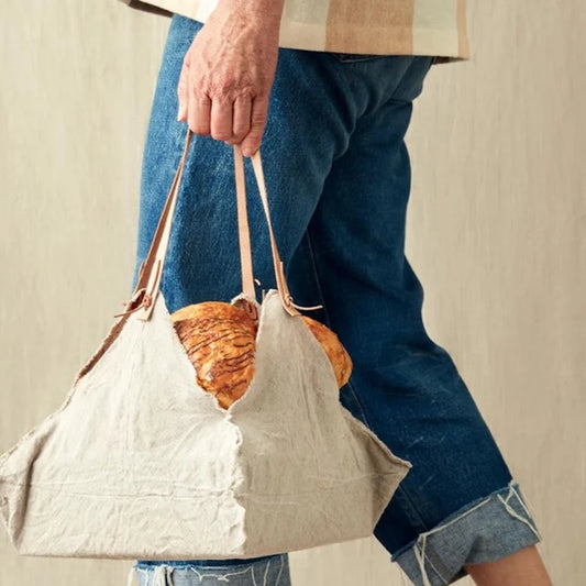 Sac à projet 4 coins en lin