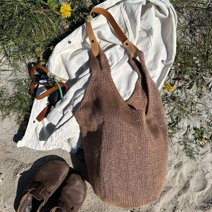 Lining for round bottom bag 80 cm - PetiteKnit