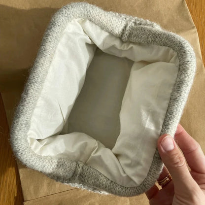 Lining for small frame clutch / Juno Bag - PetiteKnit